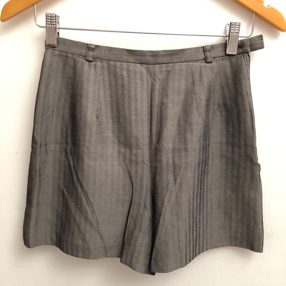 Vintage High Waisted Gray Shorts - Picture 2 of 4